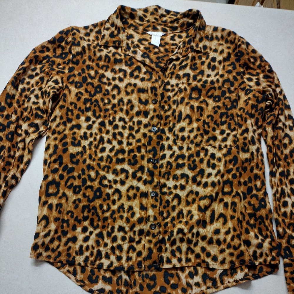 Leopard blouse